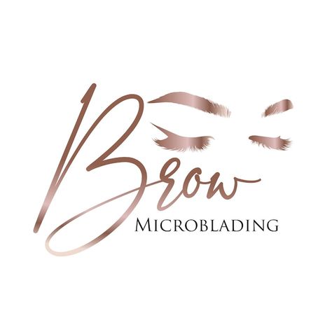 Brow Logo Design, Microblading Logo, Brow Microblading, Brow Logo, Baby Sitting, Brow Artist, Social Media Poster, Artist Logo, Logo Modern