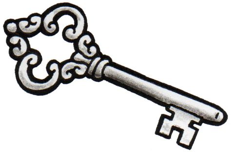 Key Tattoo Design #key #tattoo #design https://www.facebook.com/DaisyatSecretInk Skeleton Key Tattoo Traditional, American Traditional Key Tattoo, Key Tattoo Traditional, Traditional Tattoo Key, Key Tattoo Ideas, Vintage Key Tattoos, Antique Key Tattoos, Small Key Tattoos, Lucky Tattoos