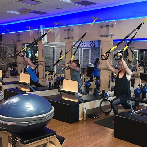 Club Pilates James Island on Instagram: “Building strength with some TRX work in our #CPFIT class! Try it out Monday nights with Joyce at Club Pilates James Island! #Fitness…” Club Pilates, Suspension Training, Building Strength, Pilates Reformer, Monday Night, Trx, Try It, Cadillac, Pilates