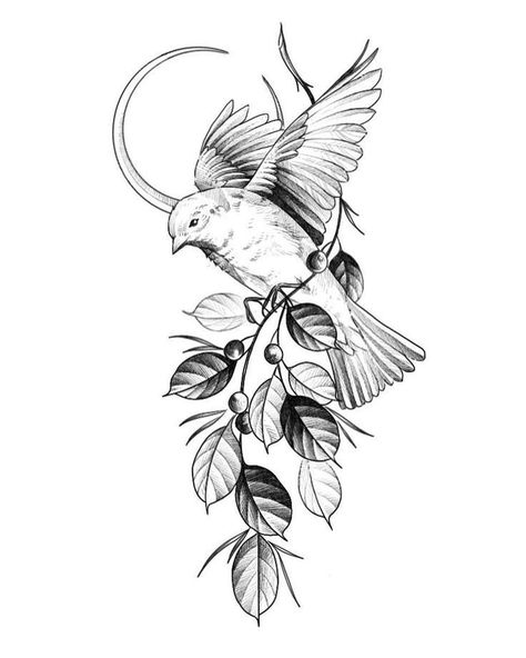 Medusa Tattoo Design, Card Tattoo Designs, Animal Tattoo Ideas, Sparrow Tattoo, Canary Birds, Clever Tattoos, Flower Drawing Design, Medusa Tattoo, Watch Tattoos