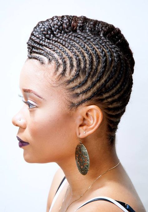 Lovely Corn Row Style Nigerian Braids Hairstyles, Dybala Hair, Nigerian Braids, Cornrows Updo, Cornrows Natural Hair, New Natural Hairstyles, Cornrows Styles, Twisted Hair, American Hairstyles