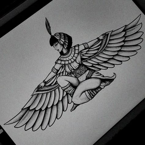 Cleopatra Hand Tattoo, Tattoo Idea For Cover Up, Ankh Scarab Tattoo, Eygptain Tattoos Design Women, Egyptian Sketch Drawing, Cleopatra Tattoo Egyptian, Egyptian Tattoo Sleeve Women, Detailed Back Tattoos, Egyptian Wings Tattoo