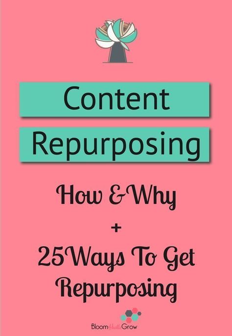 Repurposing content is a MUST have part of your #contentstrategy. Every piece of content you create you should ask yourself how you could reuse it, expand upon it, and/or rework it into another medium. #bloomhustlegrow #contentmarketing #marketing #busine Content Repurposing, Repurposing Content, Business Content, Content Planning, Blog Tools, Content Marketing Strategy, Blog Content, Ask Yourself, Content Writing