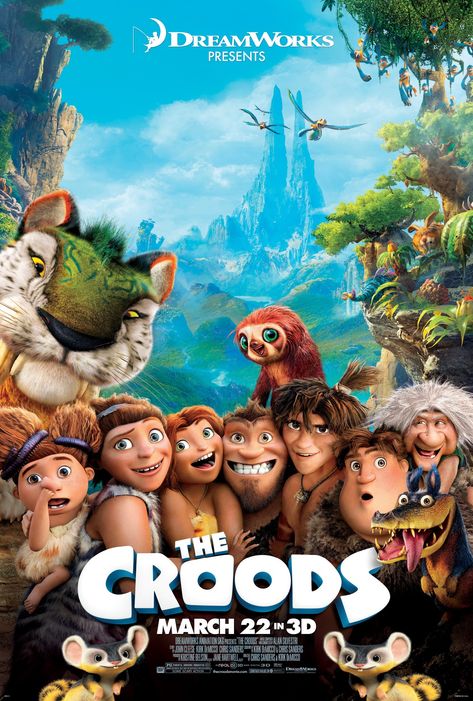 Netflix Movies For Kids, Best Kid Movies, The Croods, Good Animated Movies, Animated Movie Posters, Animated Movies For Kids, Dreamworks Movies, Disney Animated Movies, Film Disney