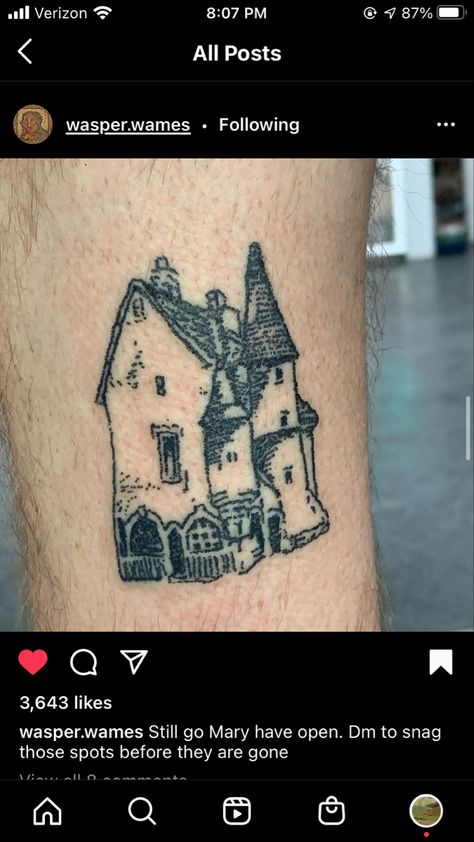 Portuguese Tattoo, Private Tattoo Studio, House Tattoo, Funky Tattoos, Stick N Poke Tattoo, Cute Little Tattoos, Poke Tattoo, Home Tattoo, Real Tattoo