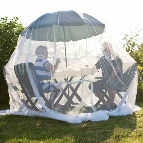 8 Best Insect Nets for Your Deck and Patio Mosquito Curtains, Deck Canopy, Pool Cabanas, Deck And Patio, Insect Netting, Outdoor Canopy, Garden Inspo, Garden Canopy, Kiddie Pool