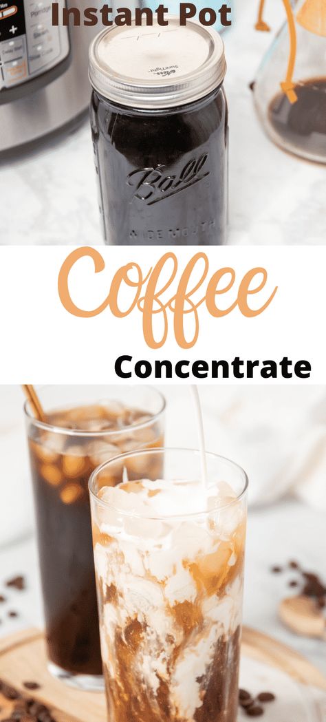 Instant Pot Coffee, Cold Brew Ratio, Diy Cold Brew Coffee, Iced Coffee Concentrate, Instant Pot Breakfast, Coldbrew Coffee, Make Cold Brew, Instapot Meals, Cold Brew Coffee Recipe