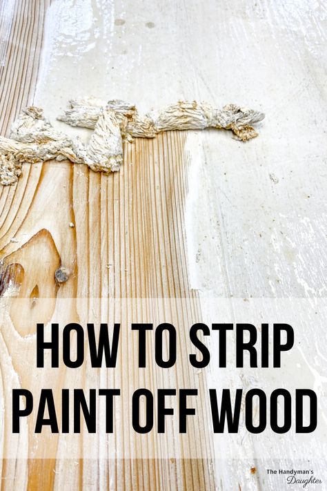 Strip Paint Off Wood, Strip Paint From Wood, Stripping Paint From Wood, How To Strip Paint, How To Remove Paint, Strip Paint, Grey Stained Wood, Stripping Furniture, Remove Paint