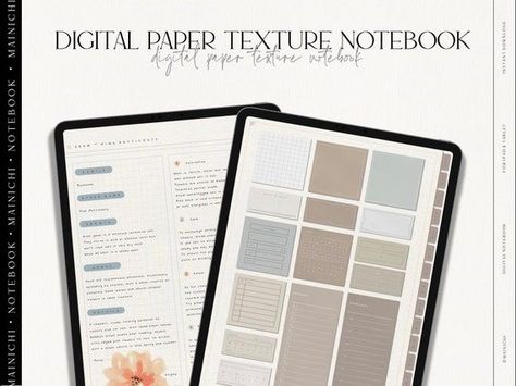 Free Digital Notebook to Use With iPads or Tablets plannerkdpinterior #freeprintableplanner #etsydigitalproducts Free Digital Notebook, Digital Notebook Paper, Paper Template Free, Travel Planner Template, Free Notebook, Notebook Templates, Student Notebooks, Goodnotes Planner, Digital Notebook