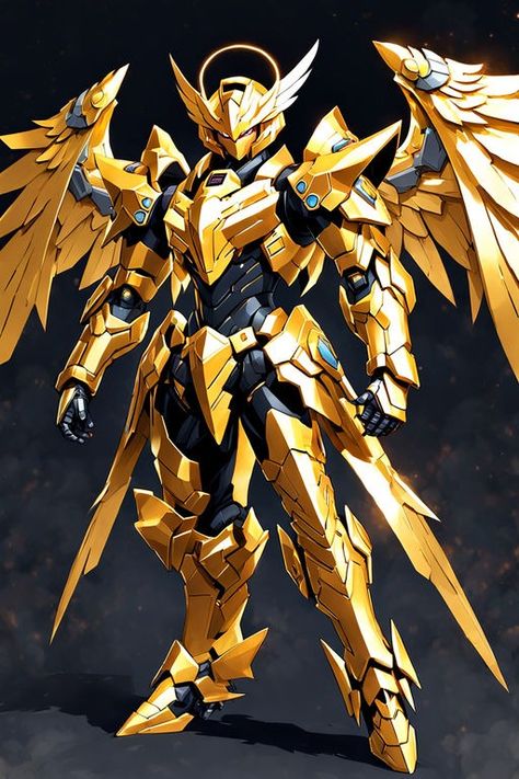 Golden scale male mecha armor by Capricious Writer - Playground Mecha Armor, Mecha Tanks, Grafic Art, Destiny Game, Cool Gadgets For Men, City Cartoon, Battle Armor, Technology Wallpaper, Gold Dragon