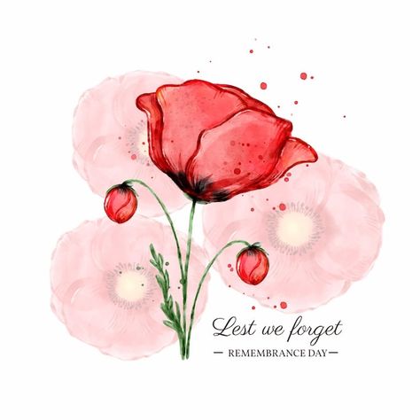 Watercolor remembrance day illustration | Premium Vector #Freepik #vector #remembrance-day #poppy-flower #poppy #watercolor-illustration Remembrance Day Screen Saver, Poppies Remembrance Day, Remberence Day Art, Remberence Day, Poppy Remembrance Day Art, Remembrance Day Poppy Art, Remembrance Day Wallpaper, Rembrance Day, Remberance Day