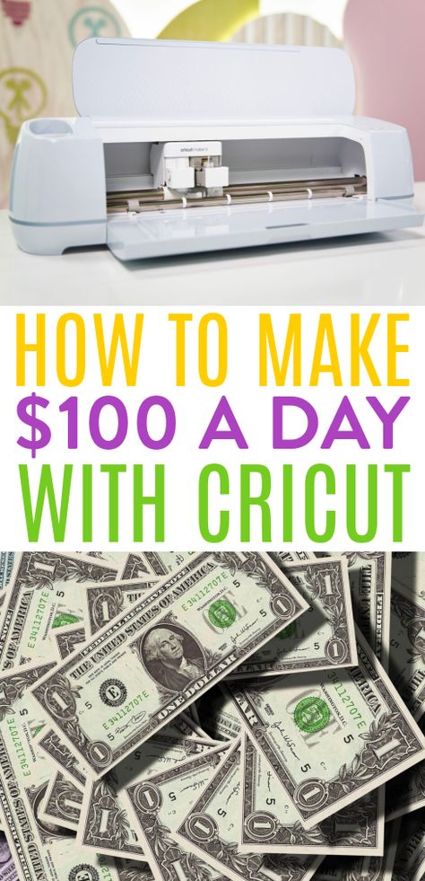 What if we told you that you could make $100 a Day with Cricut? In this post, we want to show you how you can use your Cricut machine to make profitable craft items. You can make money with your Cricut and we’re going to show you how!We will give you our best tips and tricks to get into the right mindset so you can figure out just how you can make money with your Cricut. We are going to break it down for you into a step-by-step process. Craft Tips And Tricks, Making Money With Cricut, How To Make Magnets With Cricut, Things You Can Make With A Cricut, Cricut Magnets, Cricut Projects Beginner Ideas, Make Money With Cricut, How To Make Magnets, Cricket Machine