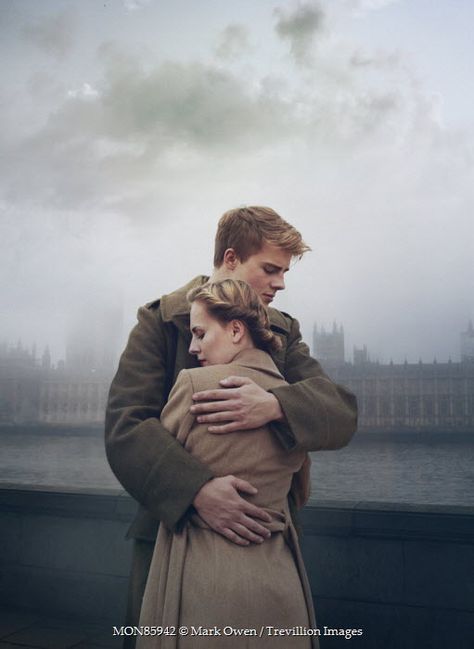 Mark Owen WARTIME COUPLE EMBRACING BY HOUSES OF PARLIAMENT Couples Couple Embrace, Loose Lips Sink Ships, Couple Embracing, Mark Owen, Houses Of Parliament, Old Love, Batgirl, Creative Projects, Pose Reference