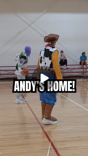 DaGuys on Instagram: "Who knew Woody, Buzz Lightyear, and the gang could get BUCKETS like that?! 😱   This was definitely one of our most favorite videos ever, dressing up as Toy Story characters and TROLLING everyone 🤣   Do we need to bring the Toy Story costumes back? 🤔  #reels #basketball #toystory #cosplay #troll #hoopersofinstagram" Toy Story Characters Costumes, Toy Story Halloween Costumes Diy, Buzz And Woody Costume, Toy Story Cosplay, Buzz Costume, Buzz Lightyear And Woody, Buzz Lightyear Costume, Woody Costume, Toy Story Halloween