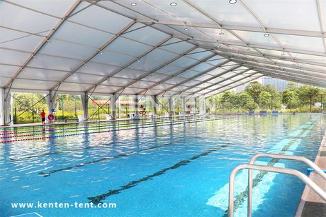 Enhance Your Pool Experience with Our Innovative Pool Tent Cover! 🏊‍♂️🌞 Contact Us website：www.kenten-tent.com email : sale@kenten-tent.com #manufacturer #structure #marquee #clearspan #aluminum #structuretent #event #sportstent #sports Pool Tent, Sports Tent, Contact Us, Tent, Pool, Sports, Quick Saves