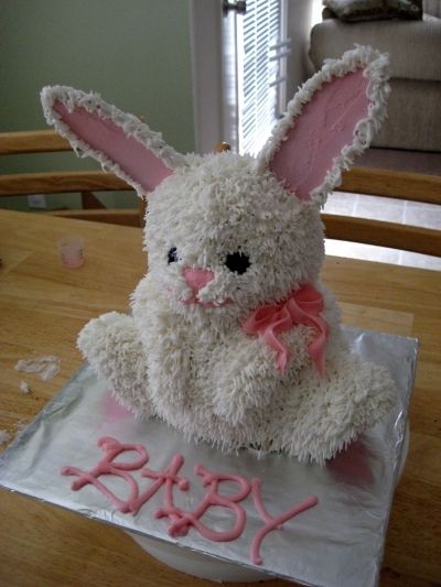 Cake Cow, Teddy Bear Party, Rabbit Cake, Teddy Bear Cakes, Bear Cake, Bunny Party, Bunny Birthday, Bunny Cake, Kids Cakes