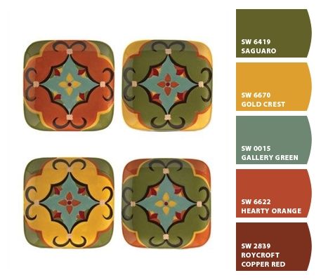 tuscan colors from Chip It! by Sherwin-Williams LOVE> LOVE LOVE Tuscan Color Palette Living Room, Southwestern Color Palette Living Room, Talavera Color Palette, New Mexico Color Palette, Spanish Color Palette, Tuscany Color Palette, Mexico Color Palette, Italian Color Palette, Tuscan Color Palette