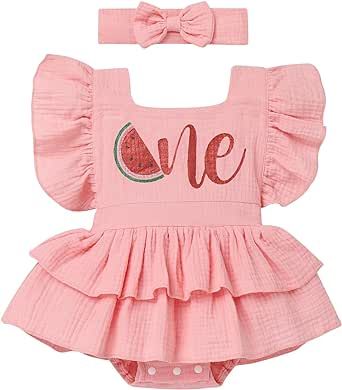 Baby Girls 1st Birthday, Strawberry Romper, Watermelon Outfit, 1st Birthday Outfit Girl, Cake Smash Outfit Girl, 2nd Birthday Outfit, First Birthday Outfit Girl, Strawberry Baby, 1st Birthday Outfit