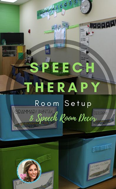 speech therapy room setup and speech room decor Bulletin Boards For Speech Therapy, Home Speech Therapy Office, Speech Therapy Clinic Decor, Speech Therapist Classroom, How To Decorate A Speech Therapy Room, Elementary Speech Room Decor, Speech Pathology Room Decor, Small Speech Room Setup, Speech Therapy School Room