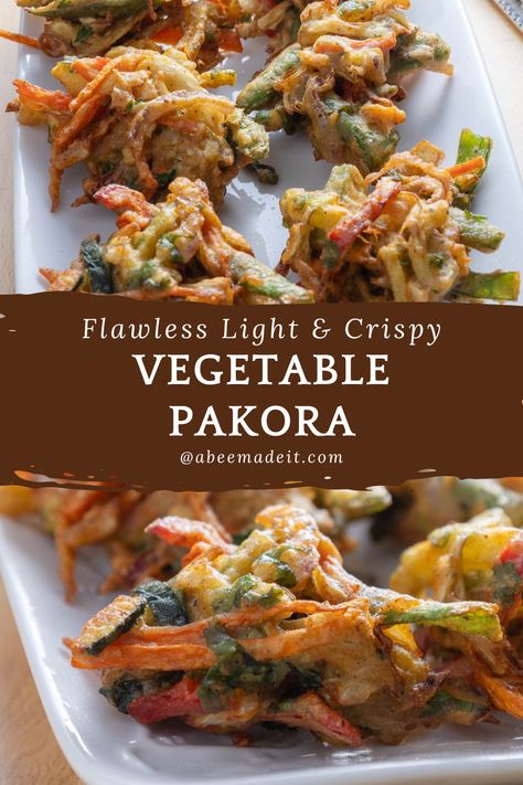 These vegetable pakora are great if you’re looking for easy vegan appetizer ideas. One great way to use your extra veggies is making these flawless light and crispy vegetable pakora. Oven Baked Pakora, Vegan Pakora Recipe, Veggie Pakora Recipe, Pakora Recipe Vegetable, Easy Pakora Recipe, Vegetable Pakora Recipe Indian, Baked Pakora Recipe, Veg Pakora Recipe, Potato Pakora