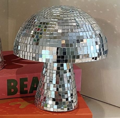 Mushroom Apartment, Mushroom Disco Ball, Mushroom Business, Disco Mushroom, To The Disco, Mushroom Lamp, My Team, Lamp Decor, Disco Ball