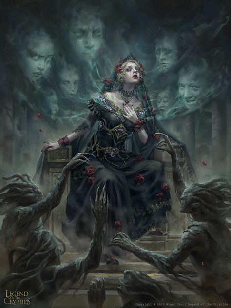 Princess of Ghouls, Livia Prima on ArtStation at https://www.artstation.com/artwork/9e1BlR Baba Jaga, Creature Fantasy, Horror Vintage, Heroic Fantasy, Gothic Fantasy Art, 다크 판타지, Odaiba, Arte Fantasy, 판타지 아트