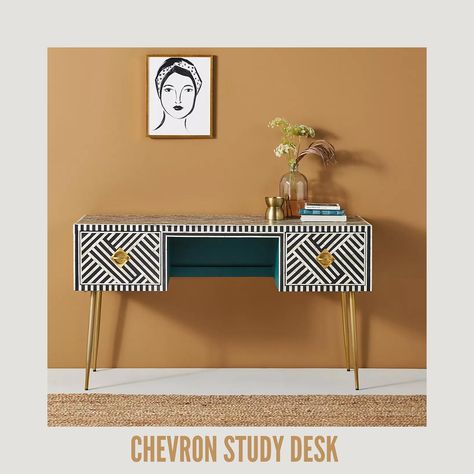 “Crafted to inspire creativity and ignite productivity ✨ Dive into the world of elegance with our exquisite inlay study desk. #StudyInStyle #EleganceAtWork” #StudyInStyle #InlayDesign #ElegantFurniture #ProductivityStation #WorkspaceGoals #LuxuryDecor #OfficeInspiration #Craftsmanship #HomeOfficeVibes #InteriorDesignInspo Bone inlay study desk Cheap Office Furniture, Three Drawer Dresser, Hanging Furniture, Unique Desks, Desks For Small Spaces, Bone Inlay, Style At Home, Home Fashion, 인테리어 디자인