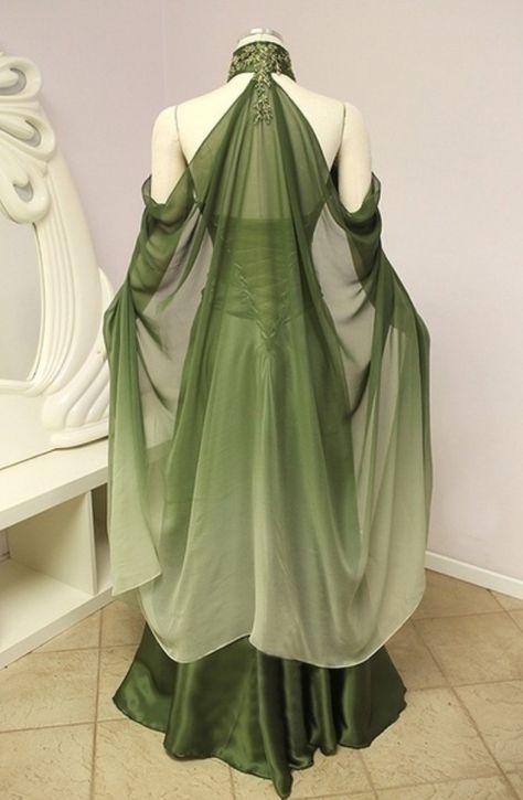 Elven Cape, Kostum Peri, Firefly Path, Elven Costume, Elven Dress, Elf Dress, Outfit Pieces, Performance Costume, Idee Cosplay