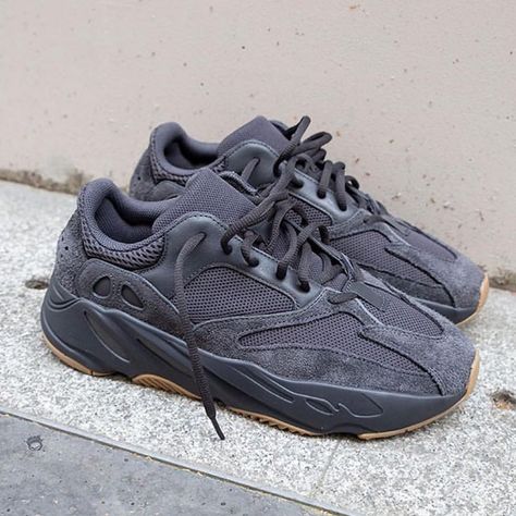 Just Released In June 2019. These Are The Yeezy 700’s In The Black/Charcoal Black And Tan Soles. They Have Never Been Worn. Straight From The Box And Straight Bought From Adidas/Yeezy Supply. They Are A Size 9 Men, But Fit A Size 10 Women. New With Tags And Original Packaging. Black Yeezy Boost, Shoes Yeezy, Shoe Wishlist, Yeezy 700, Black Anime, Size 10 Women, Shoe Inspo, Yeezy Shoes, Charcoal Black