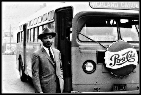 The Montgomery Bus Boycott began on December 5th, 1955. Montgomery Bus Boycott, Bus Boycott, Coretta Scott King, Man In A Suit, Dr Martin Luther King Jr, Unapologetically Black, Mlk Jr, Dr Martin Luther King, Civil Rights Leaders