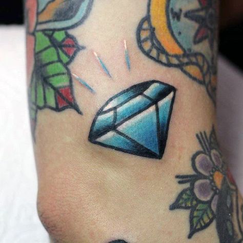 Small Outer Arm Traditional Diamond Filler Guys Tattoo Boomerang Tattoo, Traditional Diamond Tattoo, Filler Tattoo Designs, Traditional Tattoo Filler, Tattoo Sleeve Filler, Tattoo Filler, Pen Tattoo, Chicano Tattoos, Traditional Tattoo Sleeve