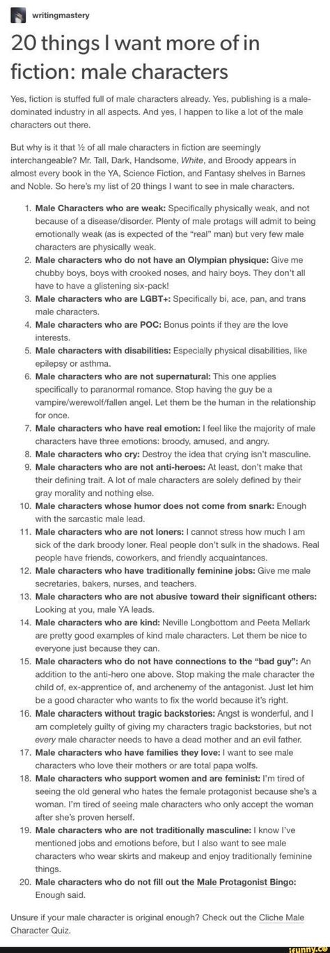 Goals To Give Characters, Male Character Traits, Male Character Description, Hobbies For Characters To Have, How To Write Male Characters, Male Character Description Writing, Introducing Characters In A Story, Superhero Story Ideas, Writing Male Characters