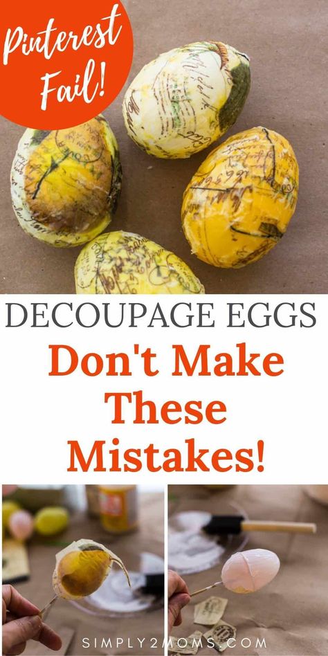 Modge Podge Easter Eggs, Vintage Easter Crafts Diy, Plastic Eggs Crafts Diy Projects, Spring Crafts For Adults, Spring Crafts Diy, Easter Egg Decoupage, Decoupage Easter Eggs, Bunnies Hopping, Transitional Boho