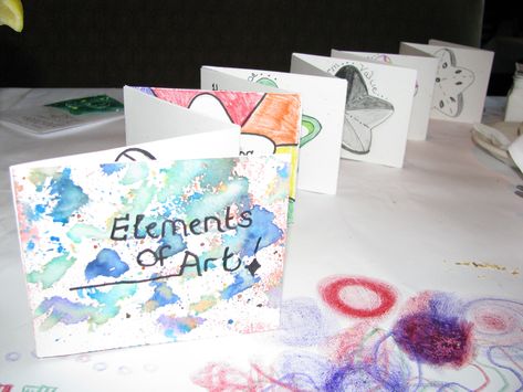 7/8 grade ... Elements of Art accordion book Visual Art Lessons, High School Art Lessons, Middle School Art Projects, Art Lessons Middle School, Visual And Performing Arts, Art Curriculum, Elementary Art Projects, Homeschool Art, High School Art