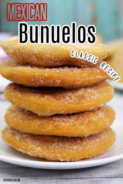 Maseca Recipes Sweets, Homemade Mexican Candy, Mexican Doughnut, Easy Bunuelos Recipe, Mexican Bunuelos, Maseca Recipes, Mexican Bunuelos Recipe, Mexican Pastry, Bunuelos Recipe