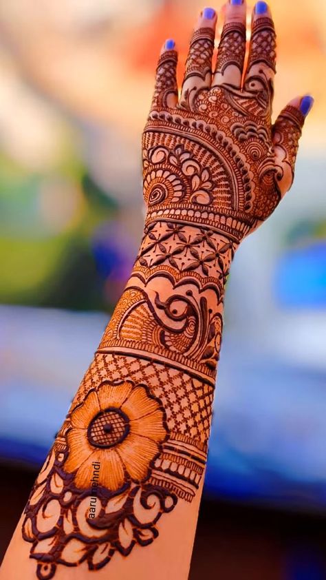 Mehandi Designs For Hands Arabic Bridal, Fullhand Mehndi Design, Mehndi Latest Design, Mehndi Stylish, Mehndi Dulhan, Mehndi Easy, Henna Arabic, Mehndi Arabic, Tikki Mehndi