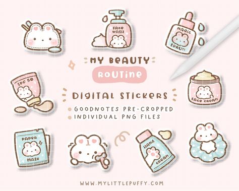 Free Printable Planner Stickers Kawaii, Cute Digital Planner, Daily Planner Stickers, Planner Calendar Printables, Stickers For Goodnotes, Planner Icons, Digital Planner Stickers, Goodnotes Planner, Scrapbook Stickers Printable