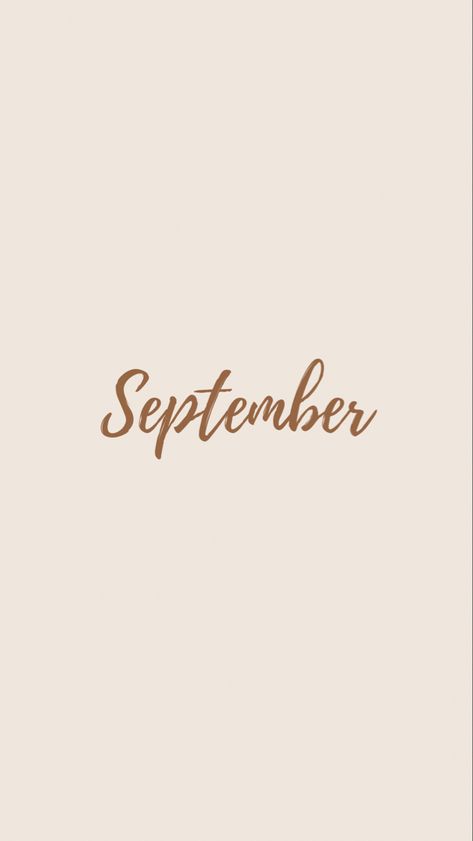 Cute Wallpapers September, September Ipad Wallpaper Aesthetic, Phone Wallpaper September, Fall Pastel Wallpaper, September Word Art, Autum Wallpers Aesthetic Ipad, September Widget Aesthetic, September Phone Background, September Iphone Wallpaper Aesthetic