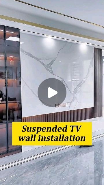 Alead Trendeurope on Instagram: "The slate TV background wall is designed with stone texture, which makes the visual effect more textured and real to the touch, giving people a calm and solid feeling. It not only makes the appearance more outstanding, but also gives people a sense of comfort.#buildingmaterials#buildingmaterial#interiordesign #wallpanelling #backdropdecoration #walldecor #homedecorideas#wallboard #wallboards #wallpaper #decorationdesign #decorationboards#tvwall 
#decoration_ideas #walldecoration #decoration  #decor #deco #wallpanelling
#homeimprovement #renovation #aleadtrend#aleadhome" Tv Background Wall Design, Giving People, Tv Background, Stone Texture, Background Wall, Wall Board, Backdrop Decorations, Visual Effects, Building Materials