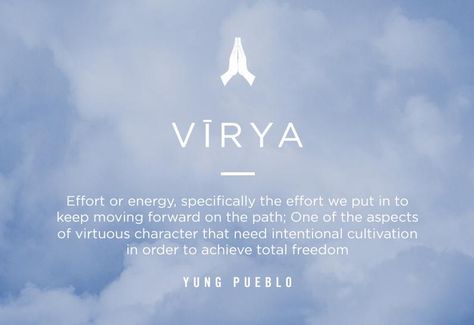 Our new series, Raise Your Vibration, joins ancient wisdom with modern culture—working with dope souls to interpret Sanskrit terms into something you can use on the daily. We could think of no better way to kick off the series than with a G we find endlessly inspiring. Diego Perez, better known as Yung Pueblo, is trying to help humanity through some serious inner growth. A writer who shares his work for free with Instagram as his sounding board and platform, he creates beautiful, soul-shakin... Sanskrit Beautiful Words, Sanskrit Words For Business, Sanskrit Bio For Instagram, Beautiful Sanskrit Words, Happy Thoughts Quotes, Yung Pueblo, Mental Note, Sanskrit Names, Deep Healing