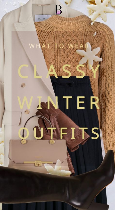 Brunette from Wall Street old money winter outfits with text overlay what to wear classy winter outfits Church Outfit Winter, Dinner Outfit Winter, Brunch Outfit Winter, Classic Outfits For Women, Classy Outfits For Women, Classy Winter Outfits, Stylish Winter Outfits, Outfits Classy, Ski Slopes