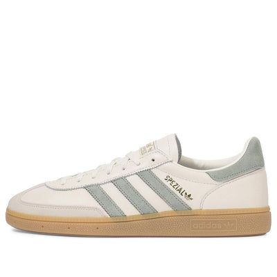 adidas Handball Spezial 'Off White Silver Green' IF9730 Spezial Adidas Shoes, Samba Shoes, Fashion Travel Outfit, Silver Outfits, Adidas Handball Spezial, Shoes For School, Adidas Handball, Preppy Shoes, Shoe Wishlist