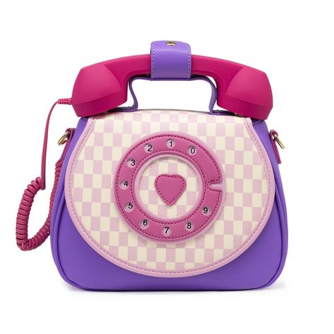 PRICES MAY VARY. PU Leather Exterior - Lightweight and super fun shaped like a milk carton! Get your fill of Chocolate or Strawberry flavor! Your new favorite novelty bag is calling!! New Designs, Ring Ring, Headset, Convertible, Pastel, Purse, Iphone, Ring