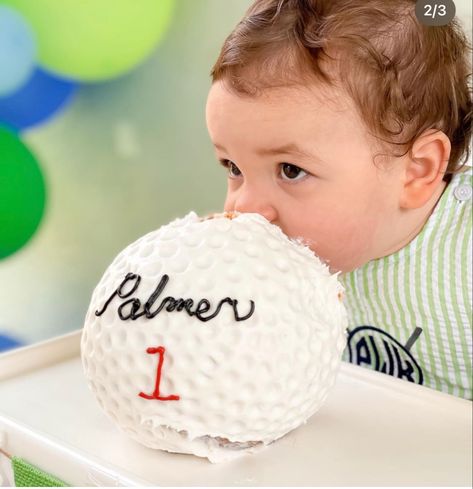 First Birthday Golf Theme Photos, Mickey Mouse Golf Birthday, One Year Old Golf Photoshoot, Golf Themed 1st Birthday Cake, Golf First Birthday Pictures, First Golf Birthday, Golf Theme One Year Old Party, Masters Birthday Cake, One Year Golf Party