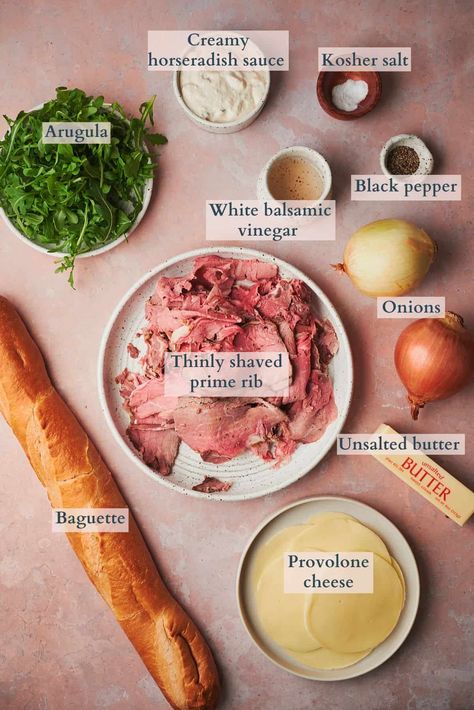 Treat yourself to the best Prime Rib Sandwich! You'll love how easy it is to prepare and how incredibly flavorful it is. It's the best way to use up these slow cooker prime rib leftovers. You only need a handful of staple ingredients that you probably already have on hand during the holiday season! Prime Rib Dip Sandwich, Prime Rib Sandwich Recipe, Leftover Prime Rib Recipes Sandwiches, Prime Rib Leftover Recipes, Rib Sandwich Recipe, Slow Cooker Prime Rib, Best Prime Rib, Leftover Prime Rib Recipes, Prime Rib Sandwich