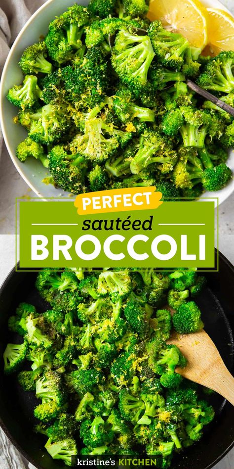 Steamed Broccoli Recipes, Cooking Fresh Broccoli, Easy Broccoli Recipes, Sautéed Broccoli, Broccoli Recipes Healthy, Broccoli Recipes Side Dish, Colorful Carrots, Broccoli Dishes, How To Cook Broccoli