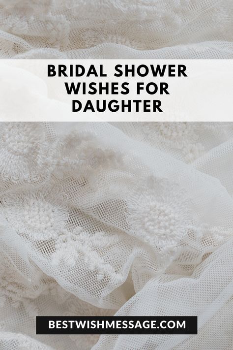 🌸 Showering love on our beautiful bride-to-be! 💍✨ Express your heartfelt wishes for your daughter's upcoming journey into marital bliss with these enchanting Bridal Shower Wishes. From joyous moments to everlasting love, celebrate the magic of her special day. 💕✉️ #BridalShower #DaughterLove #WeddingWishes Bridal Shower Speech From Mom, Bridal Shower Messages To Bride, Bridal Shower Poems, Bride To Be Quotes, Message To Daughter, Poem To My Daughter, Bridal Shower Quotes, Bridal Shower Wishes, Letter To Daughter