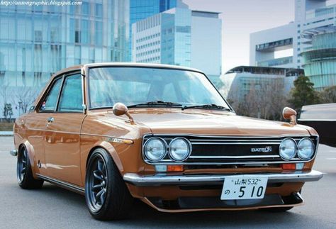 1970 Datsun 510 coupe 510 Datsun, Datsun 1600, Nissan Bluebird, Datsun Bluebird, Datsun Car, Orange Car, Rustic Headboard, Datsun 510, Nissan Skyline Gt