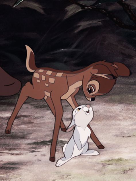 Disney Viejo, Lindo Disney, Disney Amor, Foto Disney, Bambi And Thumper, Vintage Cartoons, Images Disney, Wallpaper Disney, Disney Vintage