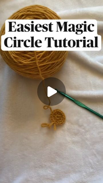 A'Medice | House of Knitwear on Instagram: "Try the Easiest Magic Circle Tutorial 💯

Also, If you're new to this shop, make sure to visit my shop link in Bio ☝️✨

#knitwearshop #crochetersofinstagram #knittingjourney #knittingpattern #guide #howtoguide #patterndesign #knitweardesigner #smallbusiness #womenempowerment #womeninbusiness #womensupportingwomen #knittersgonnaknit #growingin2024 #growth #instagood #innerchildhealing #knittingpattern #tutorial #lesson #crochetshop" Crochet Magic Circle Easy, How To Crochet Circles, How To Make Magic Circle, Magic Circle Crochet Tutorial Videos, How To Make A Magic Circle In Crochet, How To Crochet A Circle, Crochet Magic Circle Tutorial, Easiest Crochet Patterns For Beginners, Easy Crochet Circle